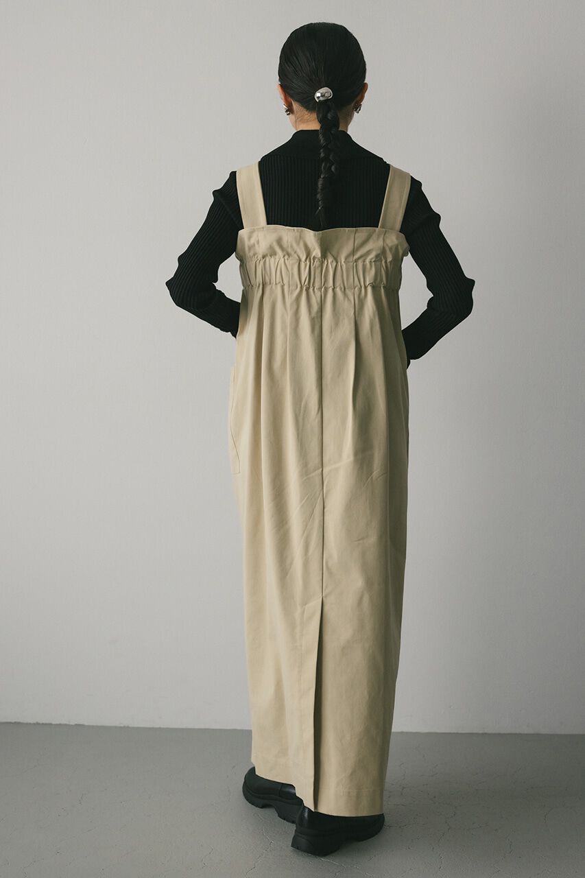 STYLEMIXER「ワイドギャザージャンスカ」|ワンピース|