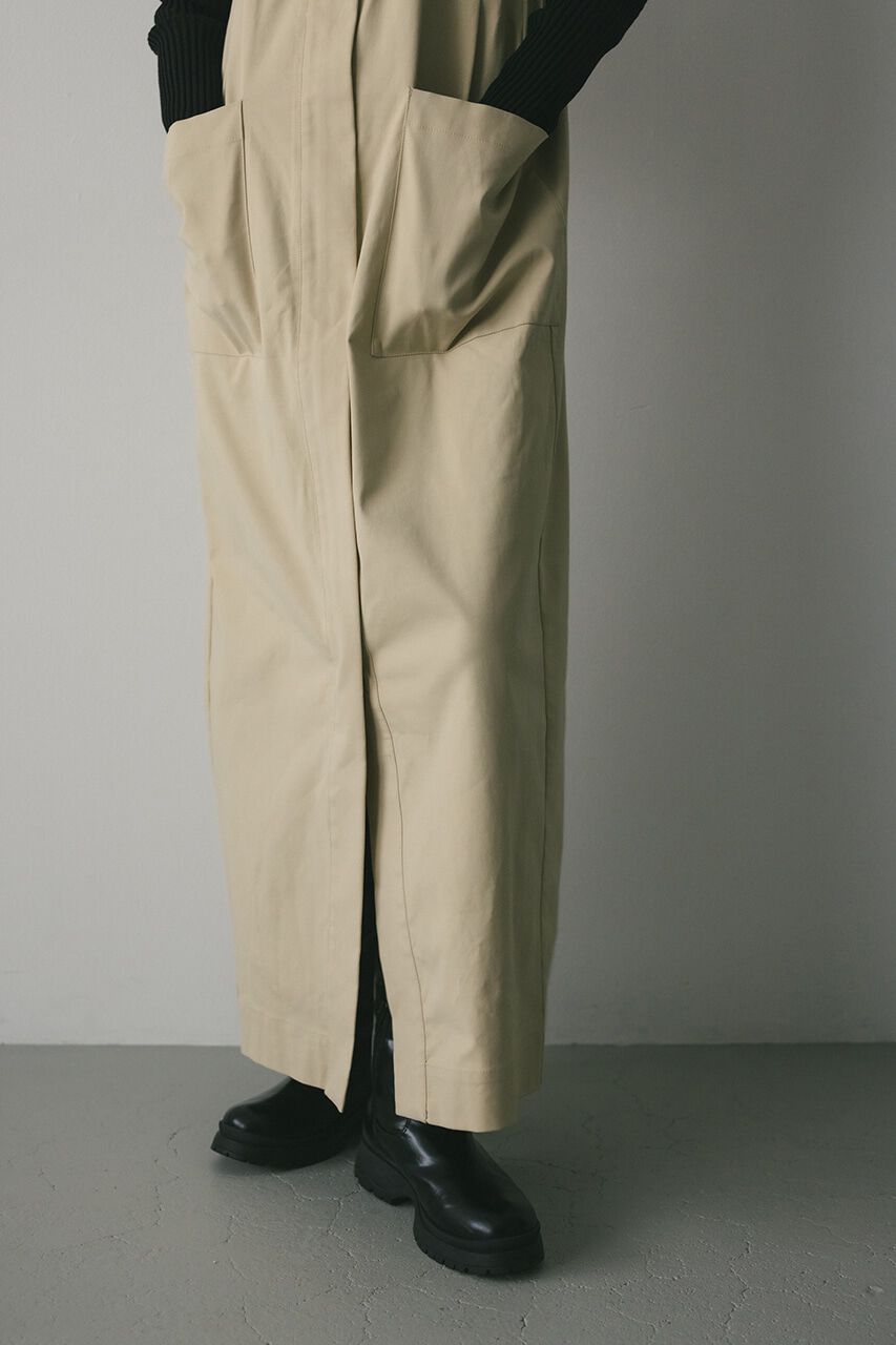 STYLEMIXER「ワイドギャザージャンスカ」|ワンピース|