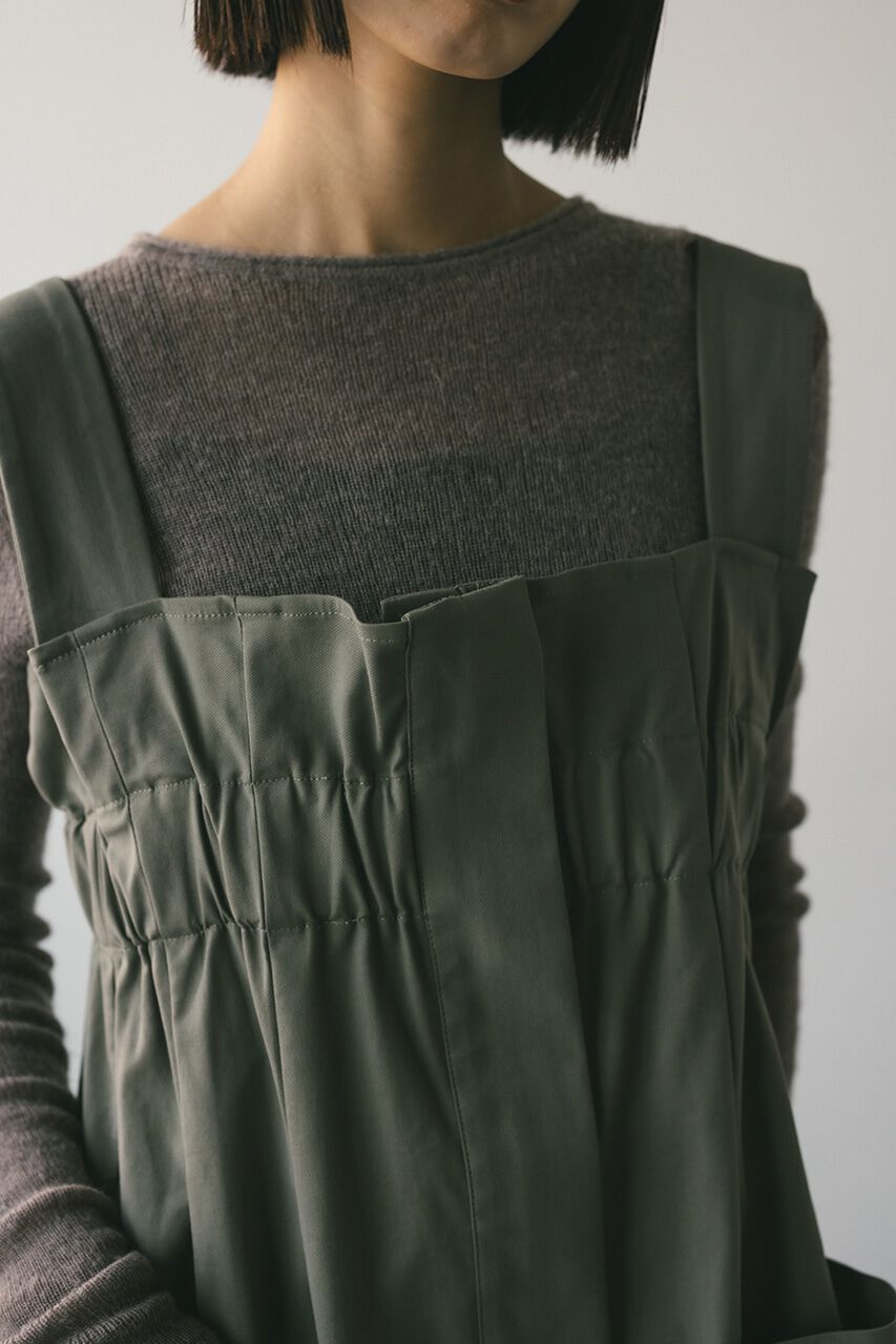 STYLEMIXER「ワイドギャザージャンスカ」|ワンピース|