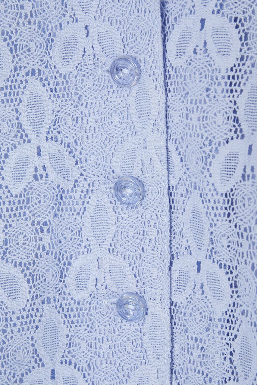 MOUSSY「PUFF SHOULDER LACE ブラウス」|シャツ・ブラウス|