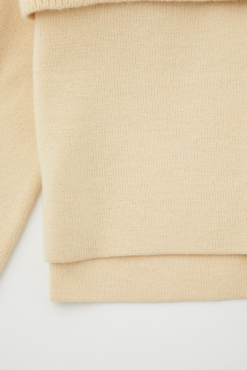 MOUSSY「LAYERED RIB セーター」|ニット・セーター|