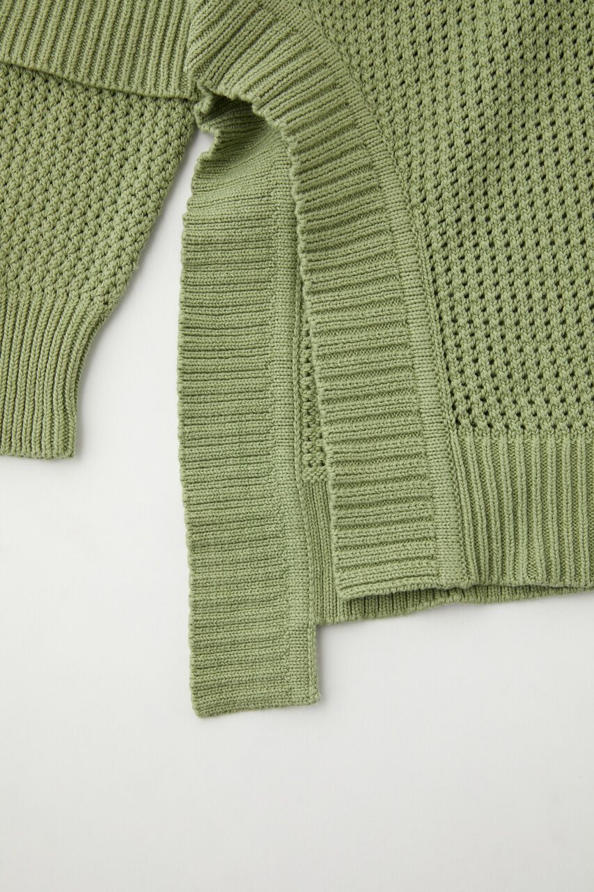 MOUSSY「MESH LOOSE KNIT トップス」|ニット・セーター|