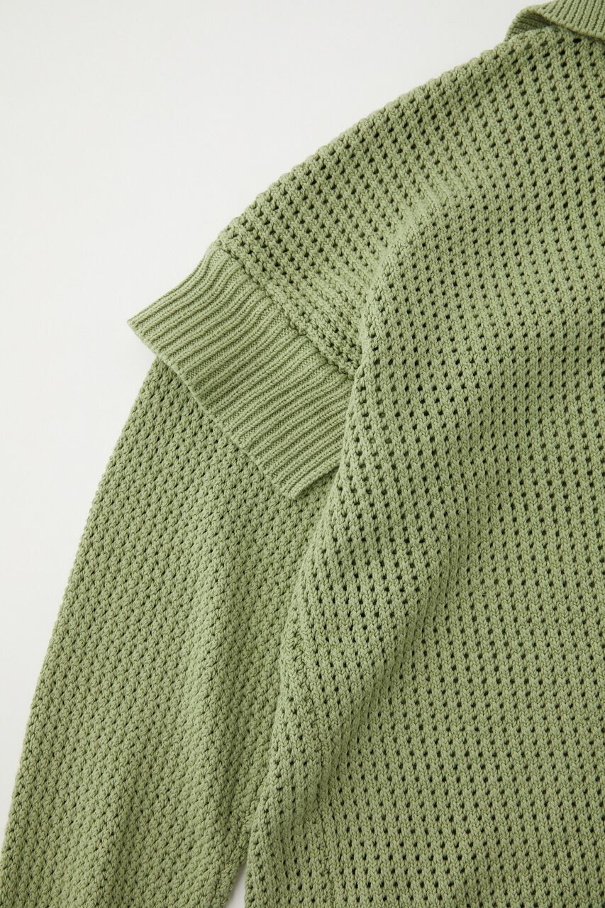 MOUSSY「MESH LOOSE KNIT トップス」|ニット・セーター|