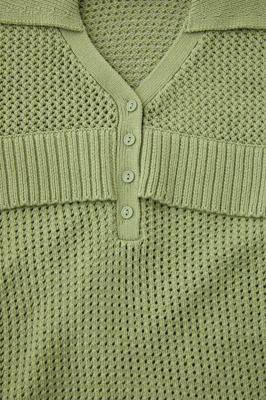 MOUSSY「MESH LOOSE KNIT トップス」|ニット・セーター|