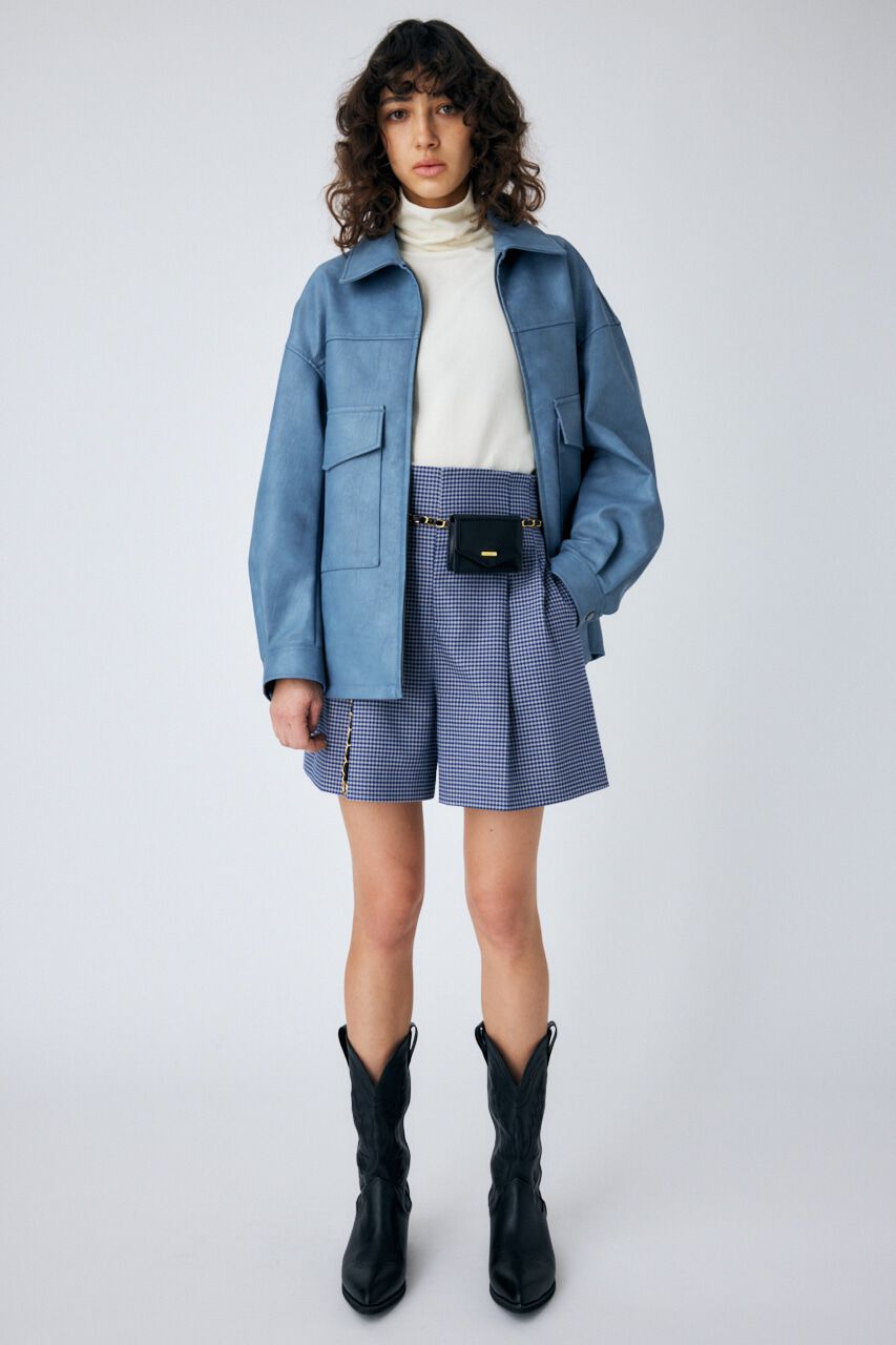 MOUSSY「HOUNDSTOOTH キュロット」|その他|柄BLU5