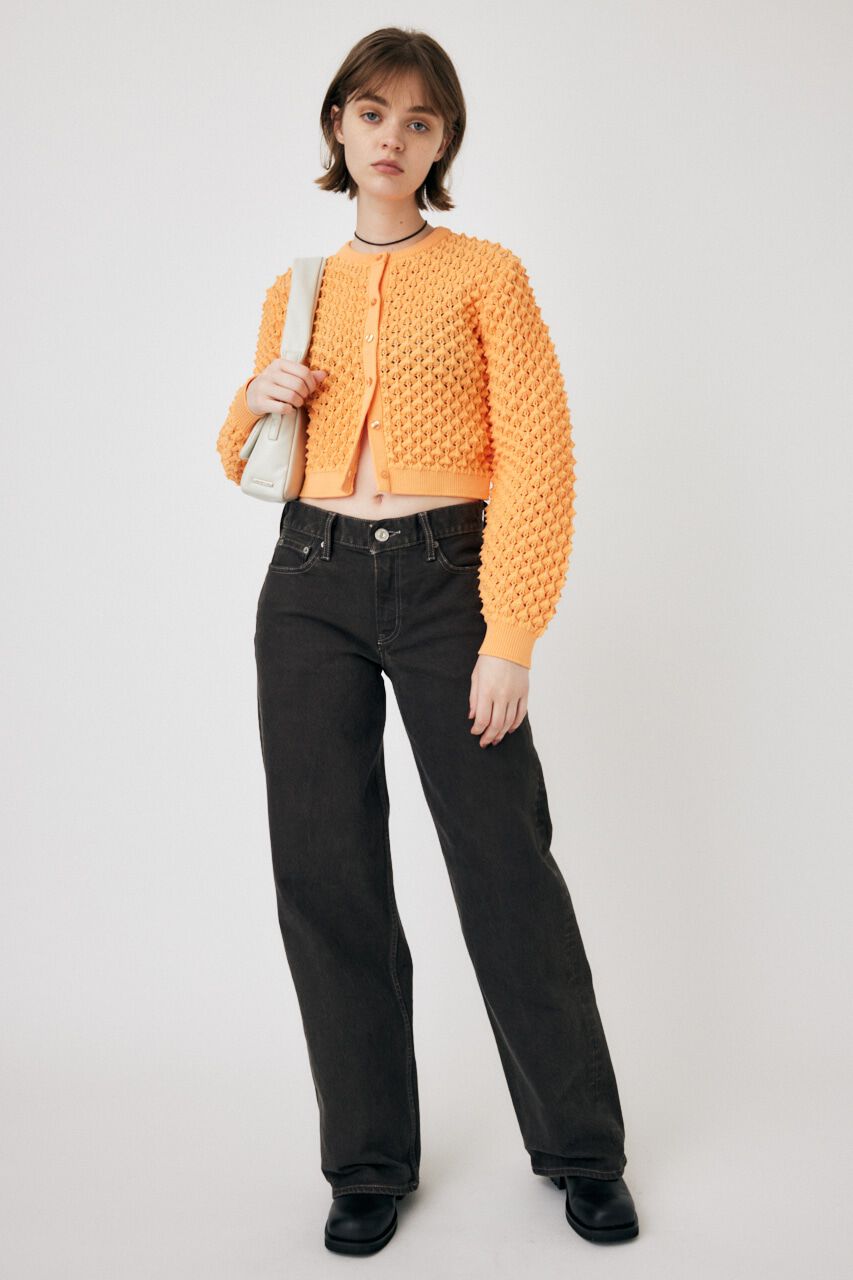 MOUSSY「PEAK STITCH KNIT カーディガン」|ニット・セーター|