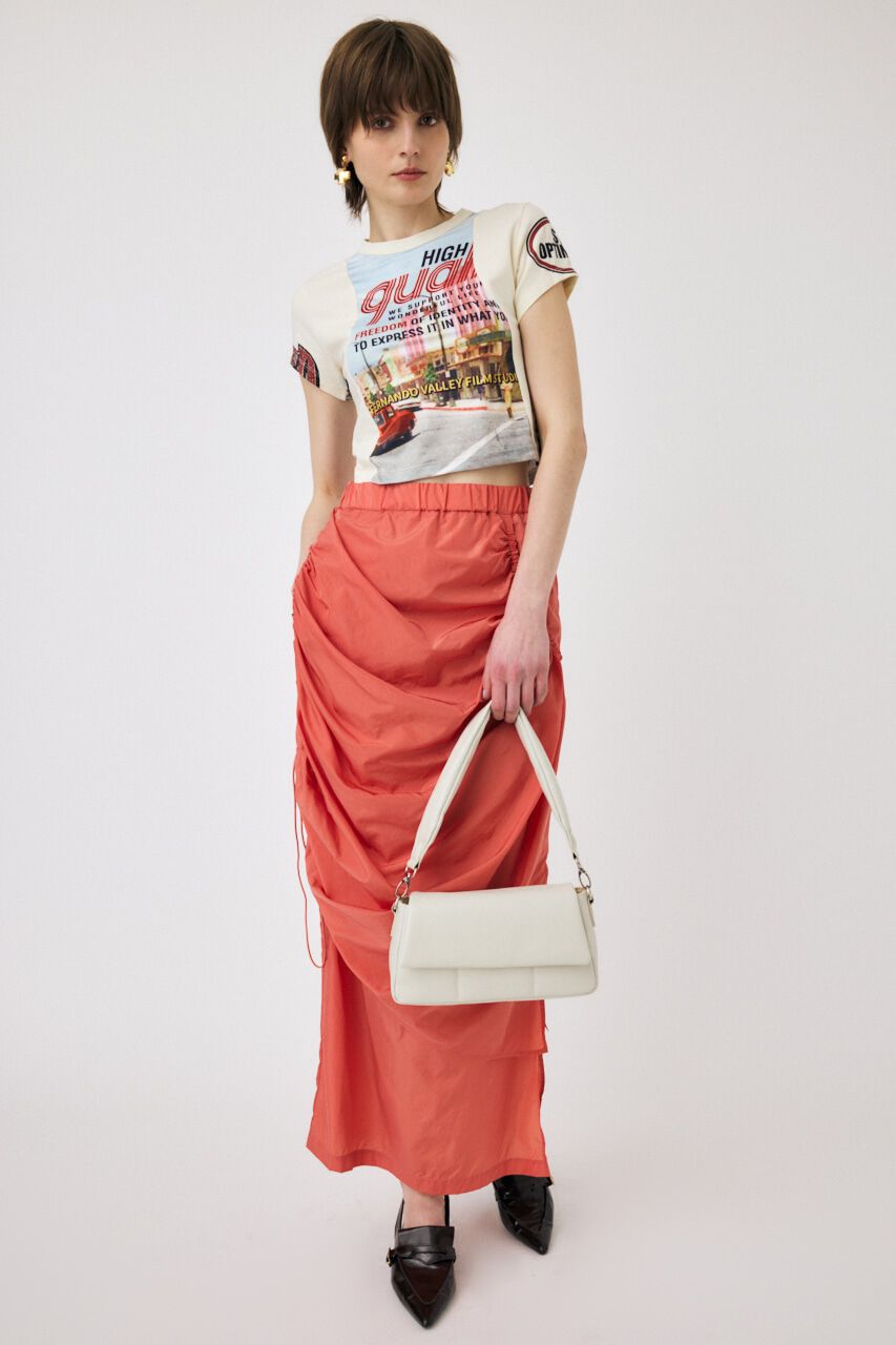 MOUSSY「REMAKE PRINT TINY Tシャツ」|Tシャツ・カットソー|