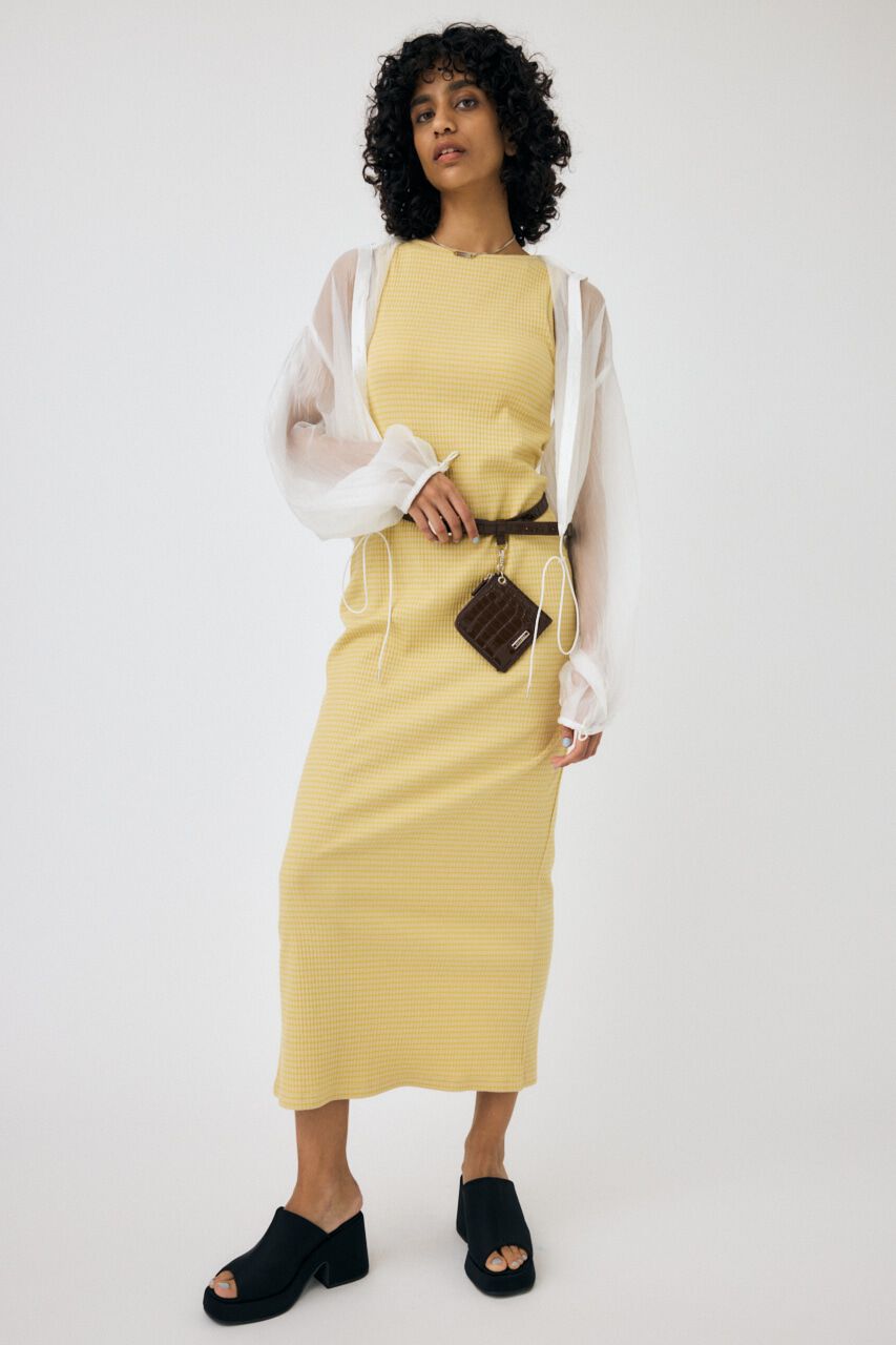 MOUSSY「CUP IN BORDER ドレス」|ワンピース|