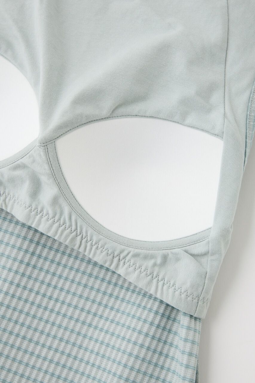 MOUSSY「CUP IN BORDER ドレス」|ワンピース|