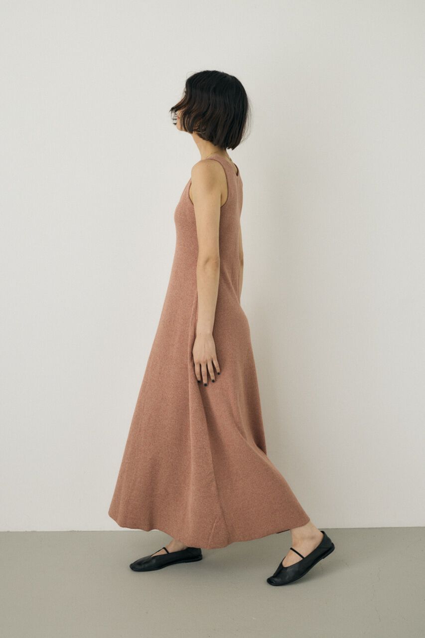 MOUSSY「ノースリーブニットワンピース　オーガニックコットン使用」|ワンピース|