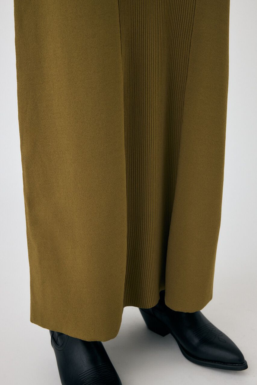 MOUSSY「SQUARE NECK ロングニットドレス」|ワンピース|