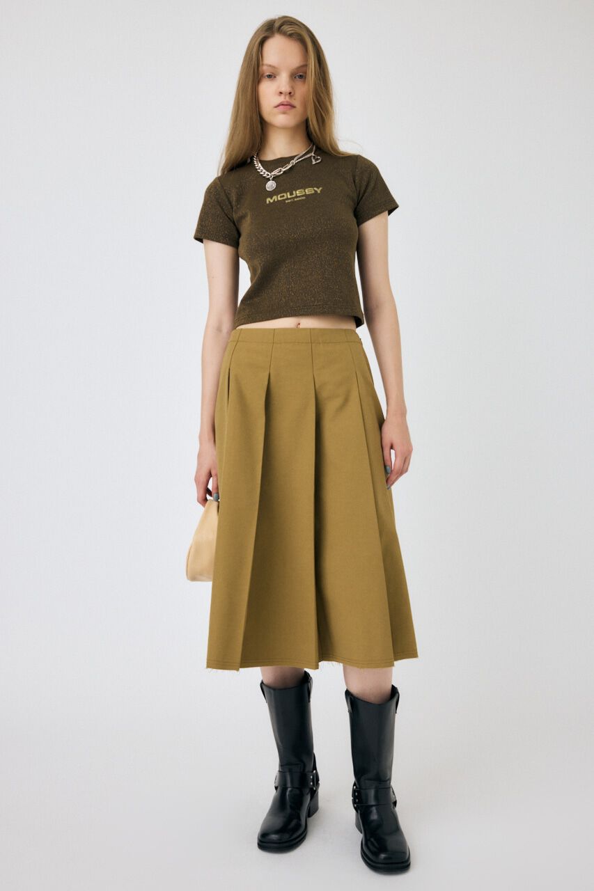 MOUSSY「PLEATS ミディタックスカート」|スカート|