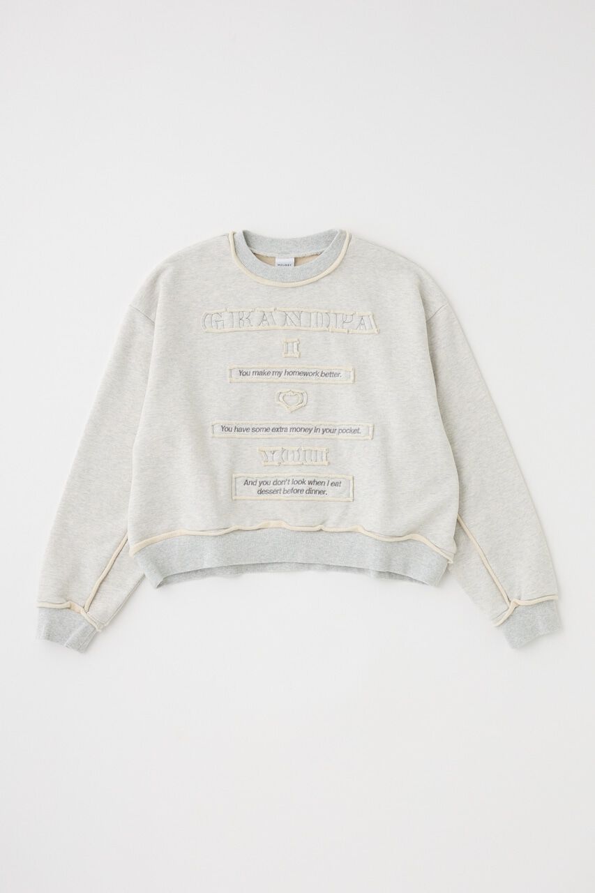MOUSSY「GRUNGE MESSAGE プルオーバー」|パーカー|