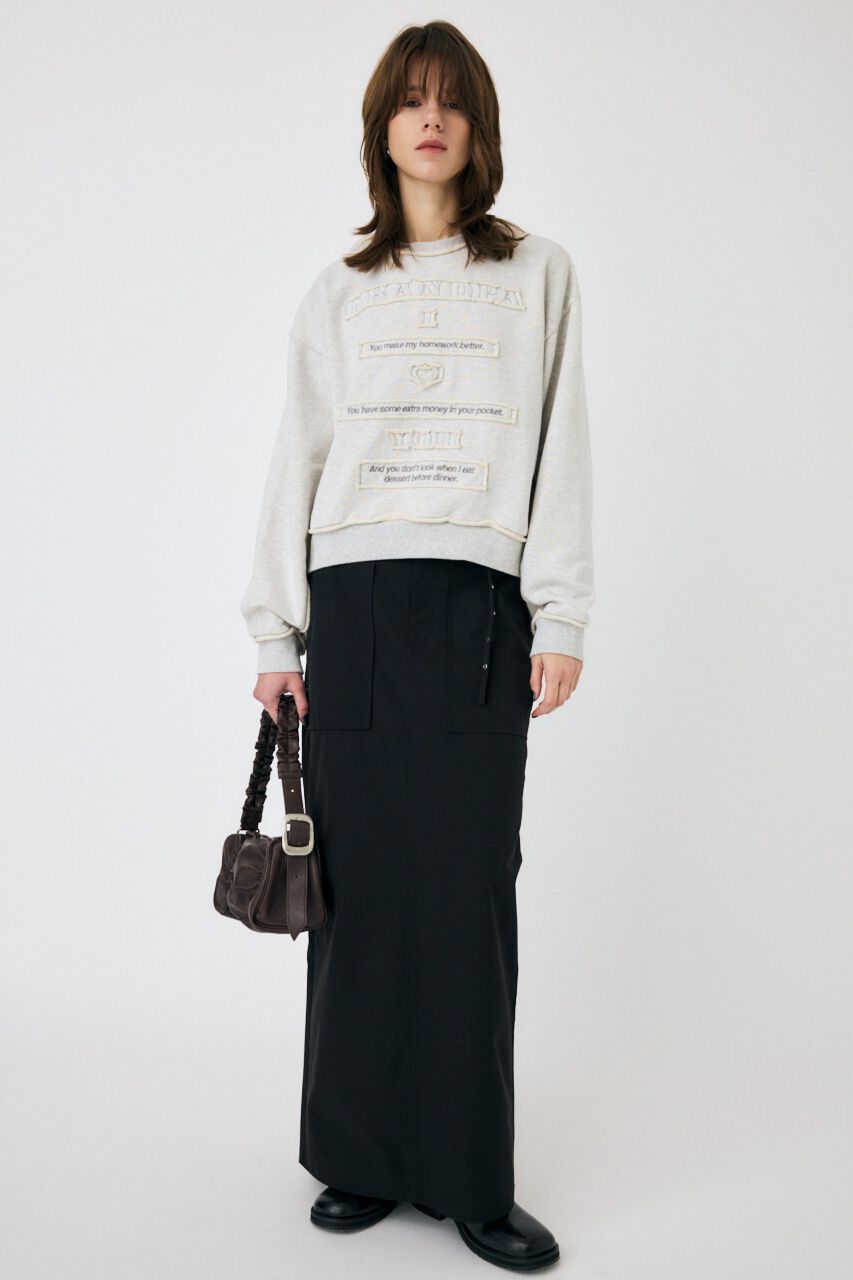 MOUSSY「GRUNGE MESSAGE プルオーバー」|パーカー|