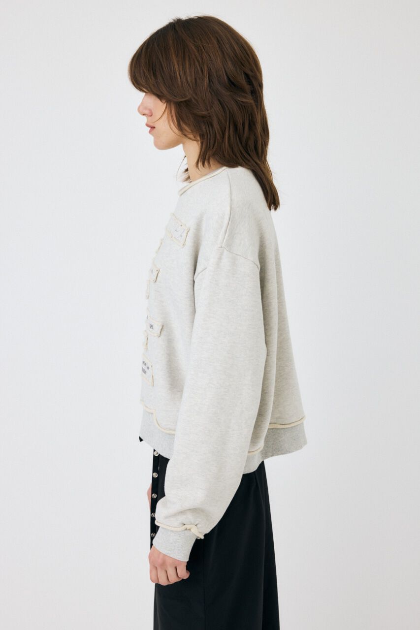 MOUSSY「GRUNGE MESSAGE プルオーバー」|パーカー|