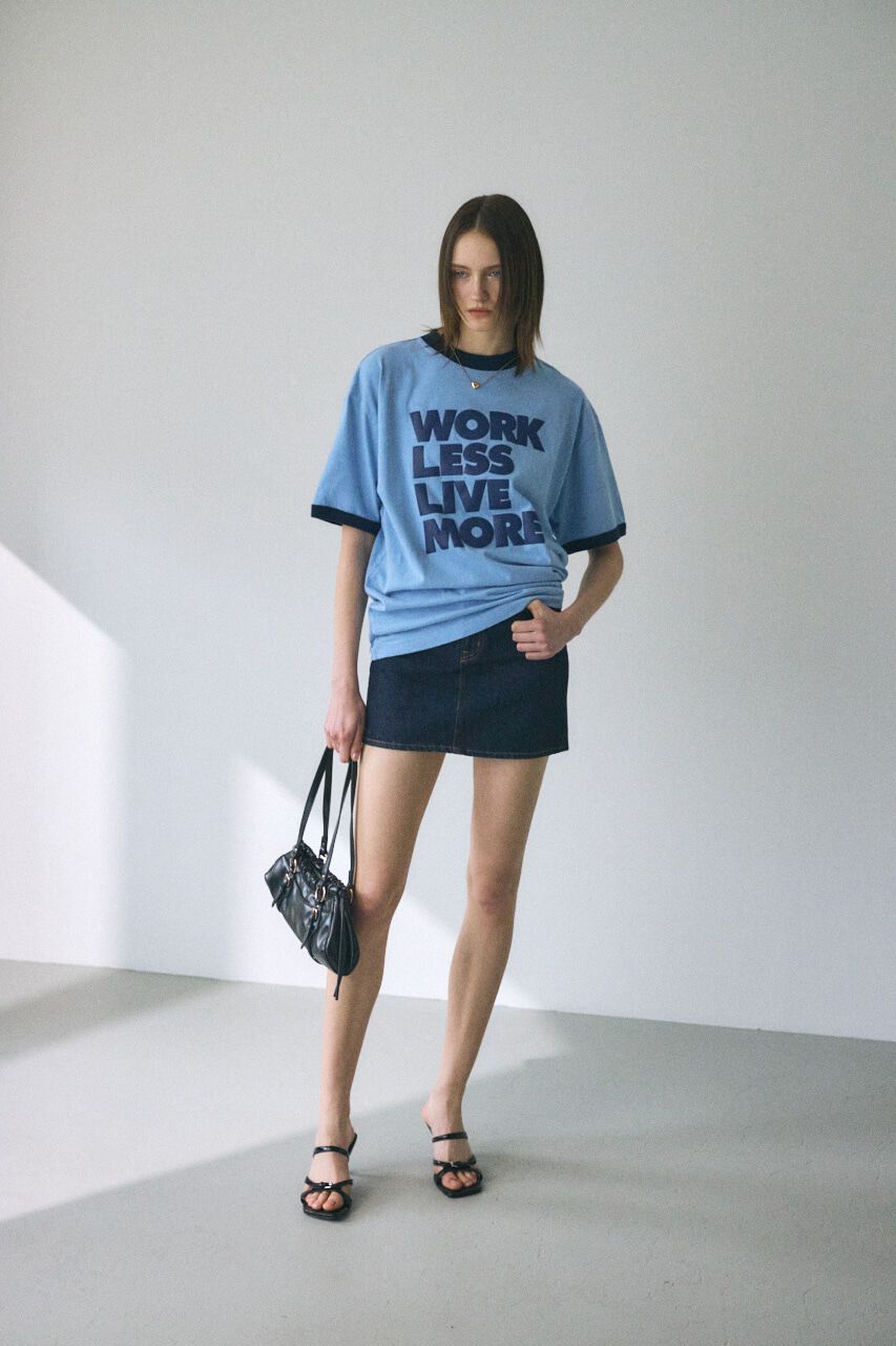 MOUSSY「SLOGAN ビッグ TEE」|Tシャツ・カットソー|