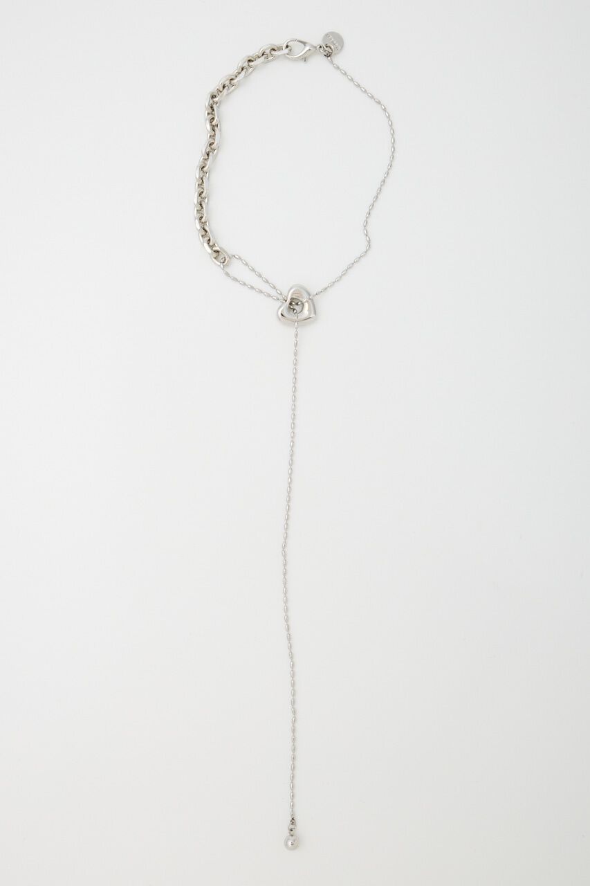MOUSSY「MANY CHAIN HEART ネックレス」|ネックレス|