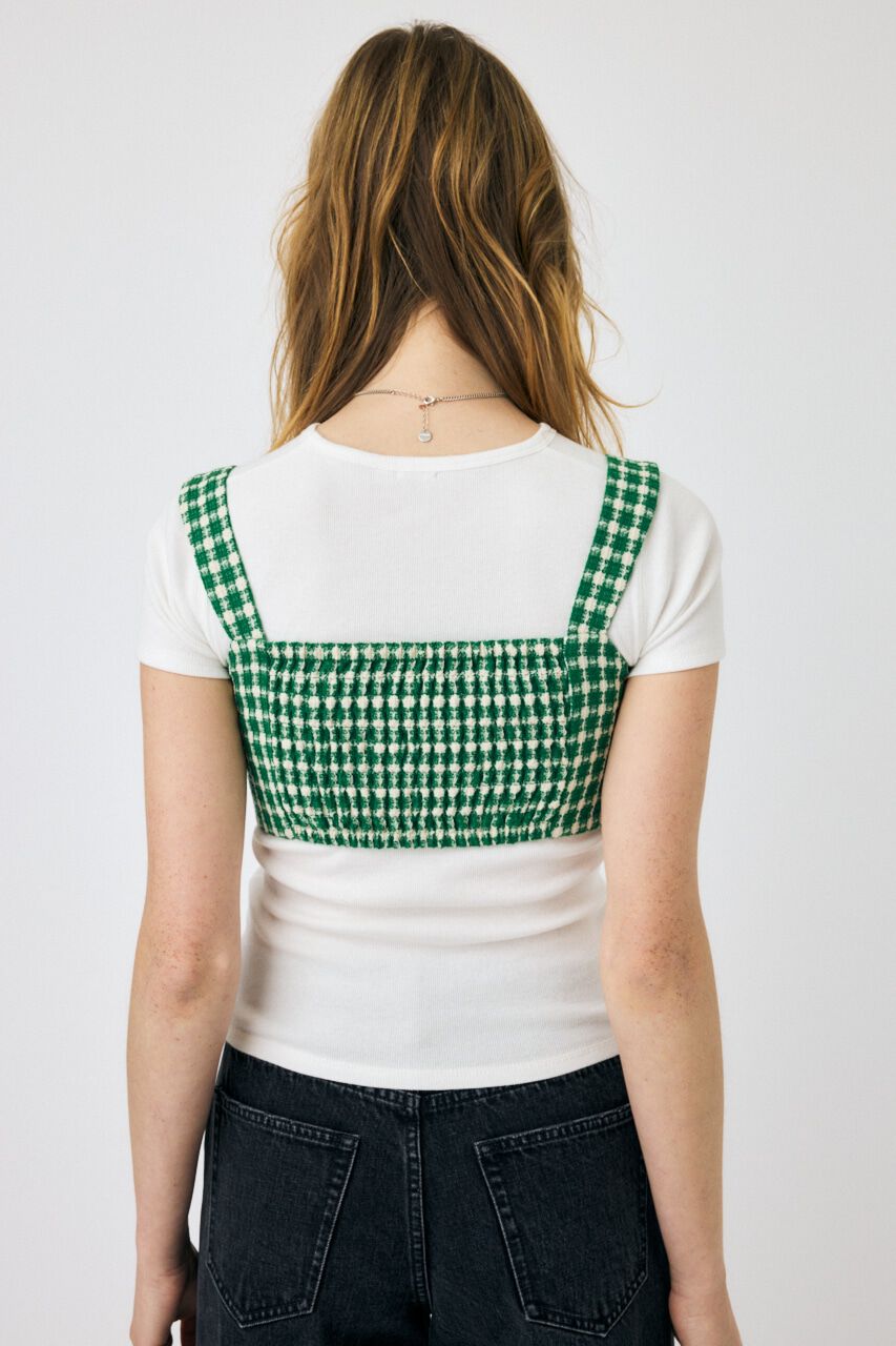 MOUSSY「COMPACT TWEED ビスチェ」|その他|