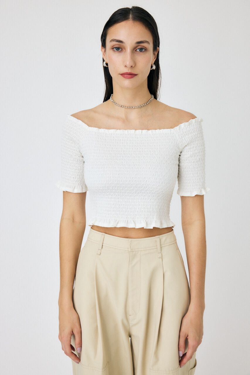 MOUSSY「WAVY オフショルダートップス」|その他|