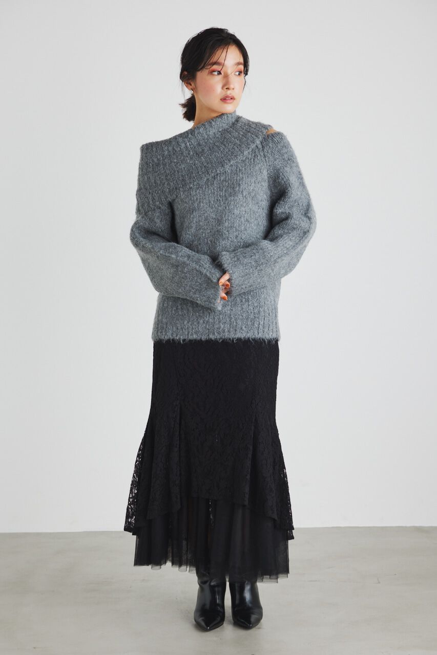 rienda「バックテールレースドッキングマーメイドSK」|スカート|