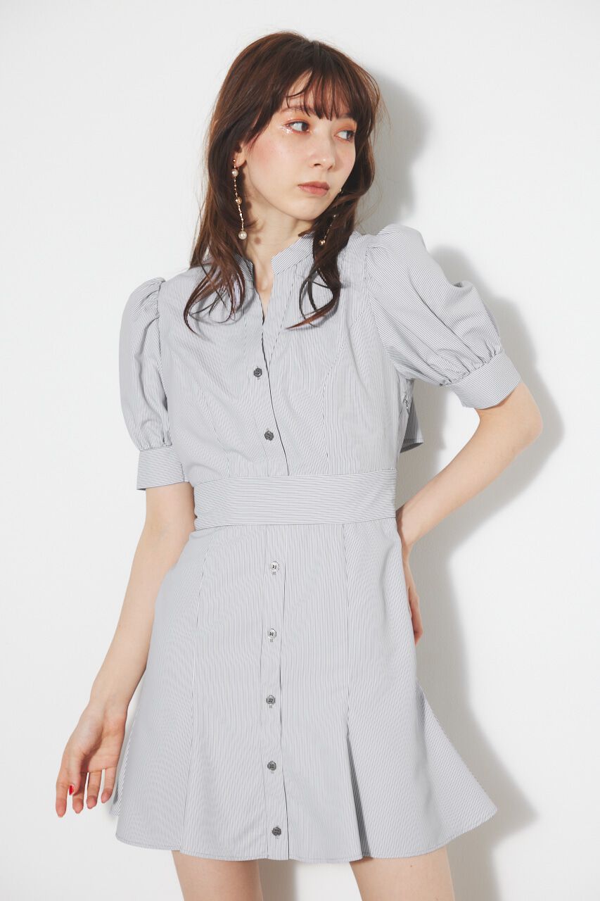 rienda「バックフリルオープンマーメイドミニOP」|ワンピース|