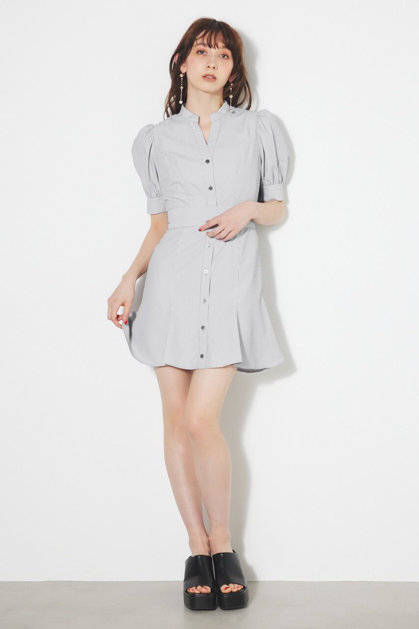 rienda「バックフリルオープンマーメイドミニOP」|ワンピース|