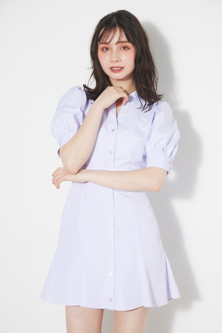 rienda「バックフリルオープンマーメイドミニOP」|ワンピース|