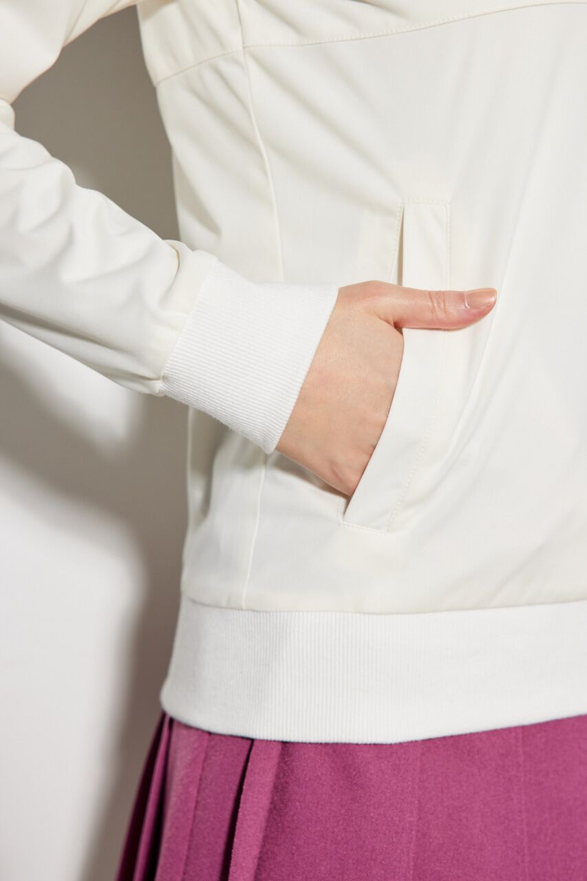 rienda「ハーフジップライトブルゾン」|ブルゾン・スタジャン|