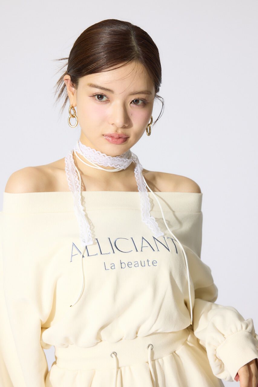 rienda「レースフェイクレザーチョーカーコンビリボン」|ネックレス|