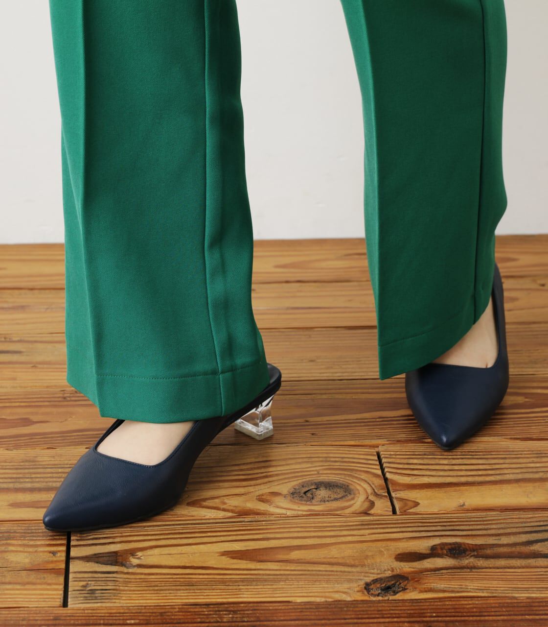 RODEO CROWNS「CLEAR HEEL MULE」|サンダル|