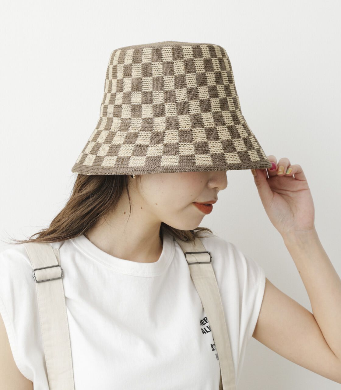 RODEO CROWNS「CHECKERED FLAG HAT」|ピアス|
