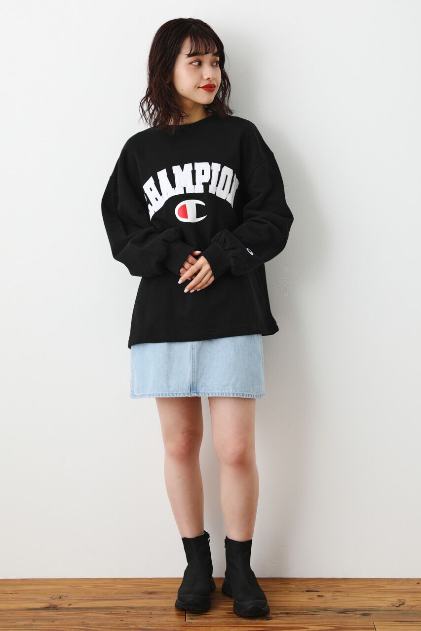 RODEO CROWNS「Champion ボリュームスリーブスウェット」|パーカー|