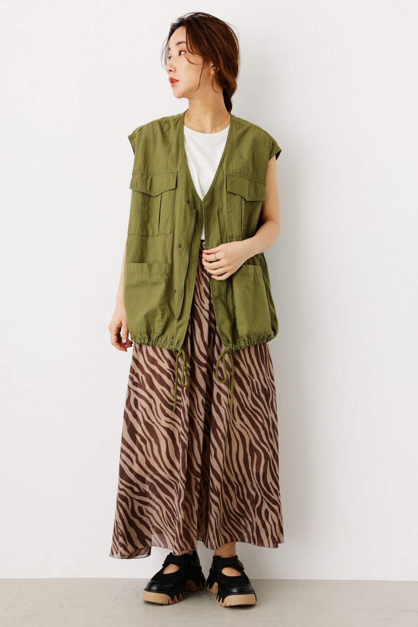 RODEO CROWNS「アニマルアソートプリントスカート」|スカート|