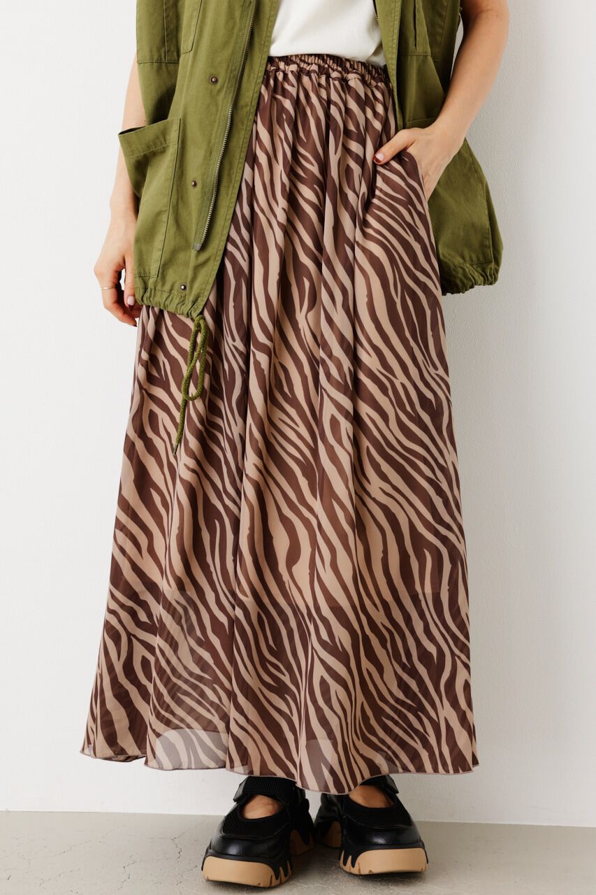 RODEO CROWNS「アニマルアソートプリントスカート」|スカート|