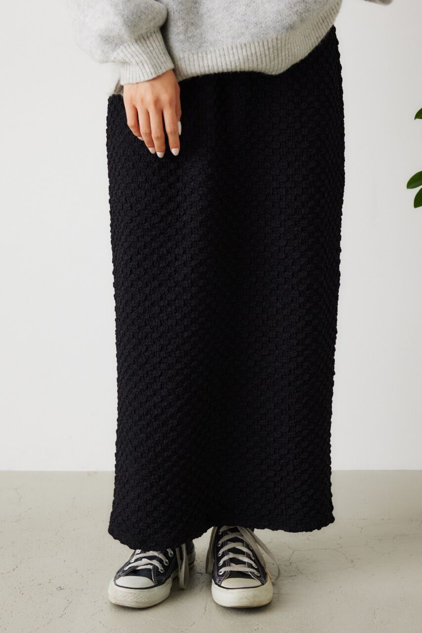 RODEO CROWNS「ポップコーンナロースカート」|スカート|BLK