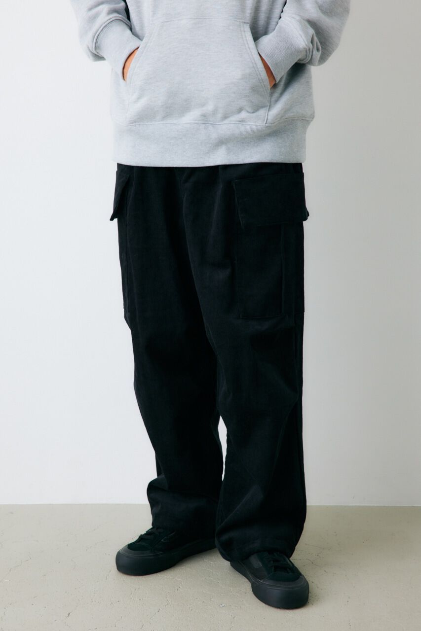 RODEO CROWNS「コーデュロイワイドカーゴパンツ」|その他|BLK