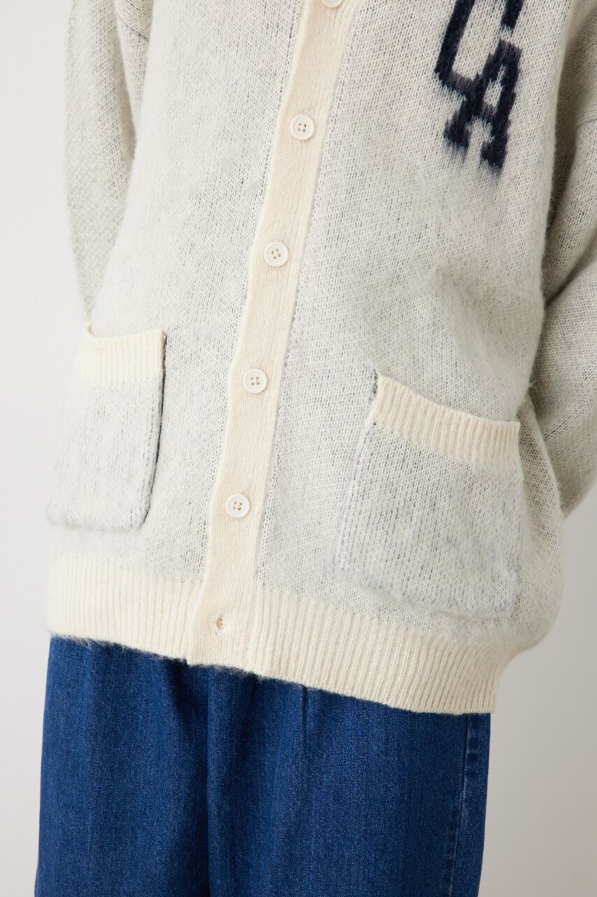 RODEO CROWNS「シャギーカレッジニットカーディガン」|カーディガン|