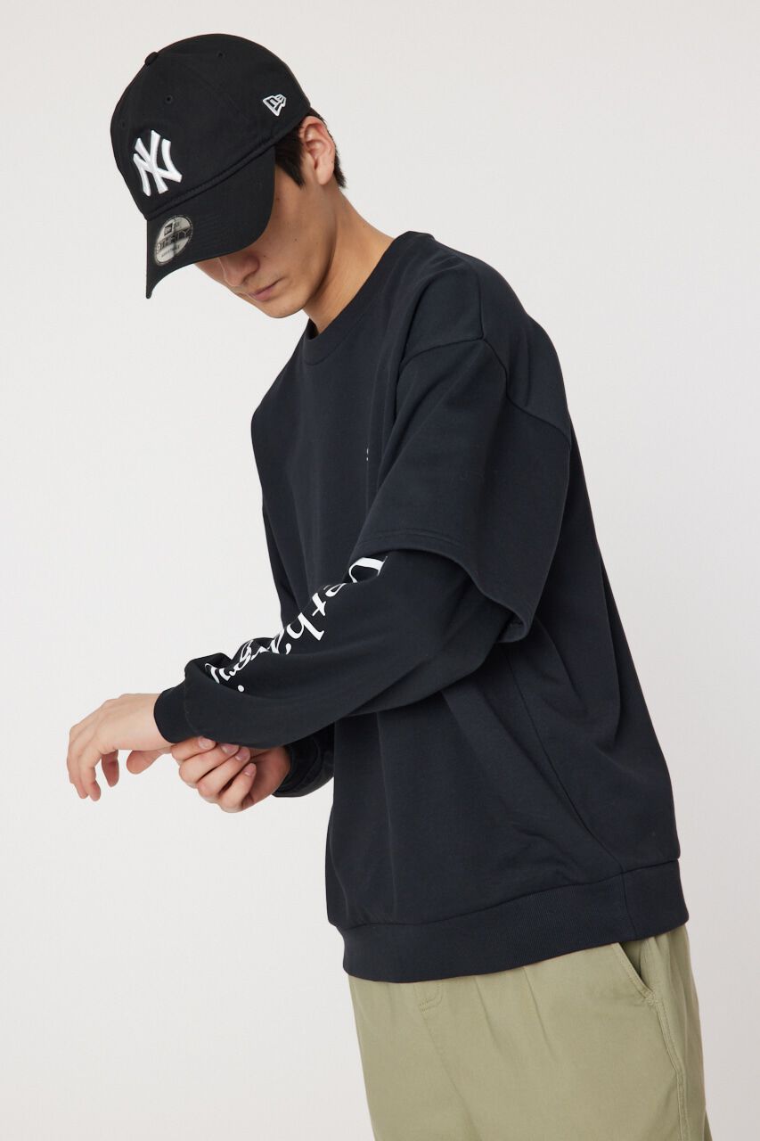 RODEO CROWNS「ミニ裏毛Sometimesレイヤードライクトップス」|Tシャツ・カットソー|