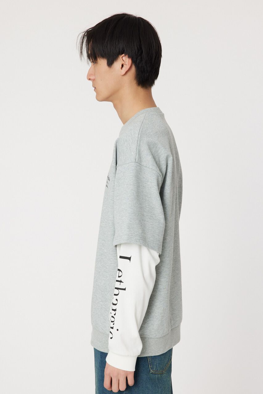 RODEO CROWNS「ミニ裏毛Sometimesレイヤードライクトップス」|Tシャツ・カットソー|