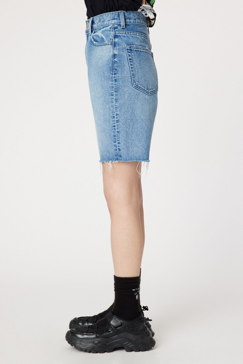 RODEO CROWNS「デニムバイカーショートパンツ」|デニム|