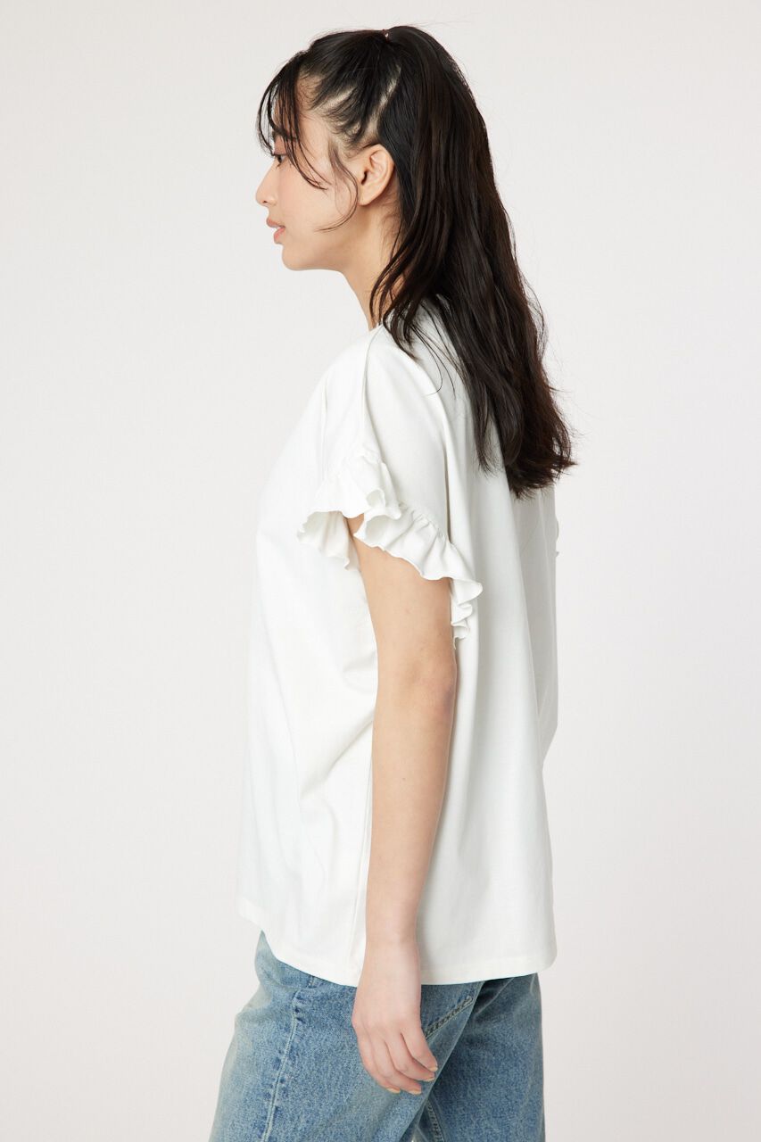 RODEO CROWNS「Vintage Flyerフリル Tシャツ」|Tシャツ・カットソー|