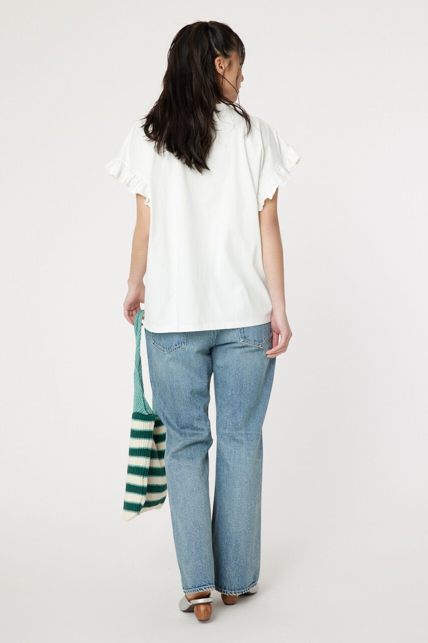 RODEO CROWNS「Vintage Flyerフリル Tシャツ」|Tシャツ・カットソー|