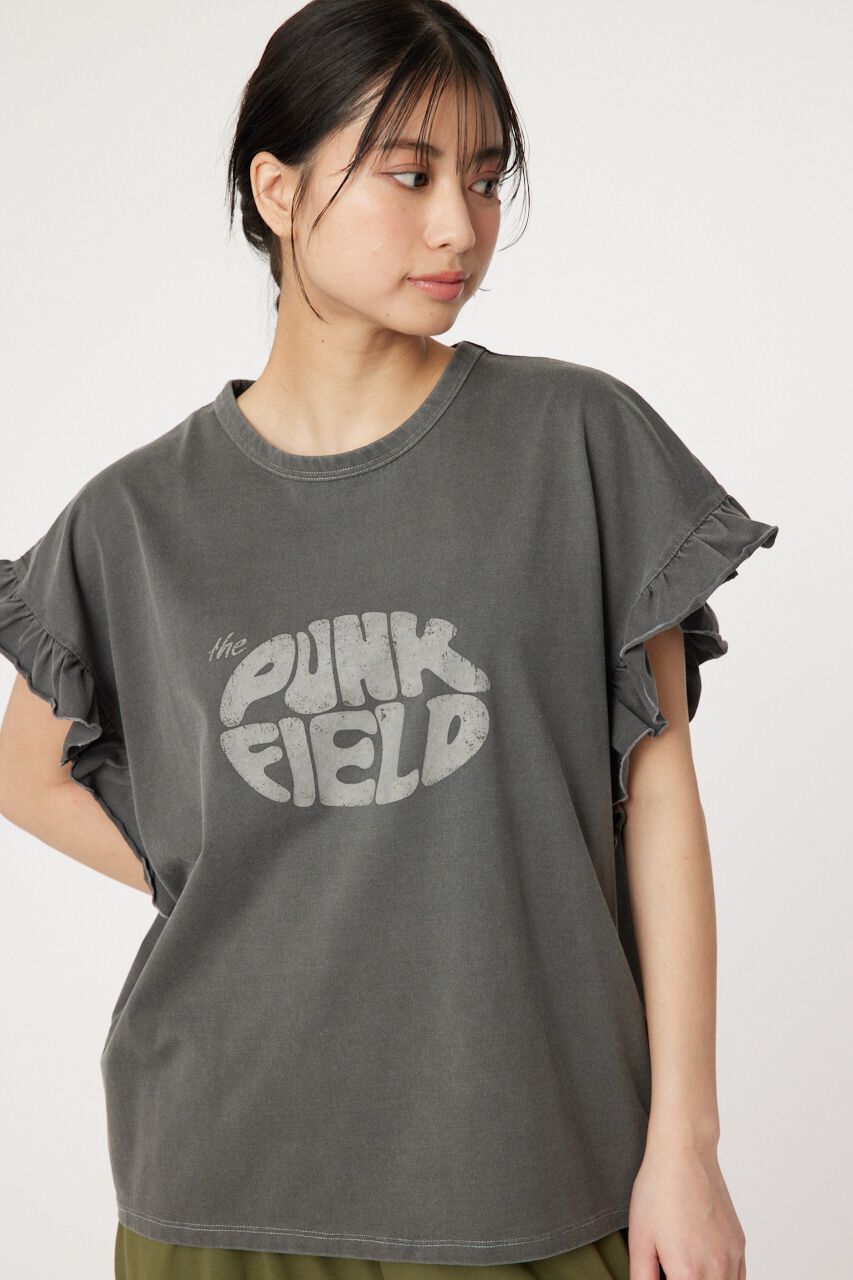 RODEO CROWNS「Vintage Flyerフリル Tシャツ」|Tシャツ・カットソー|C.GRY