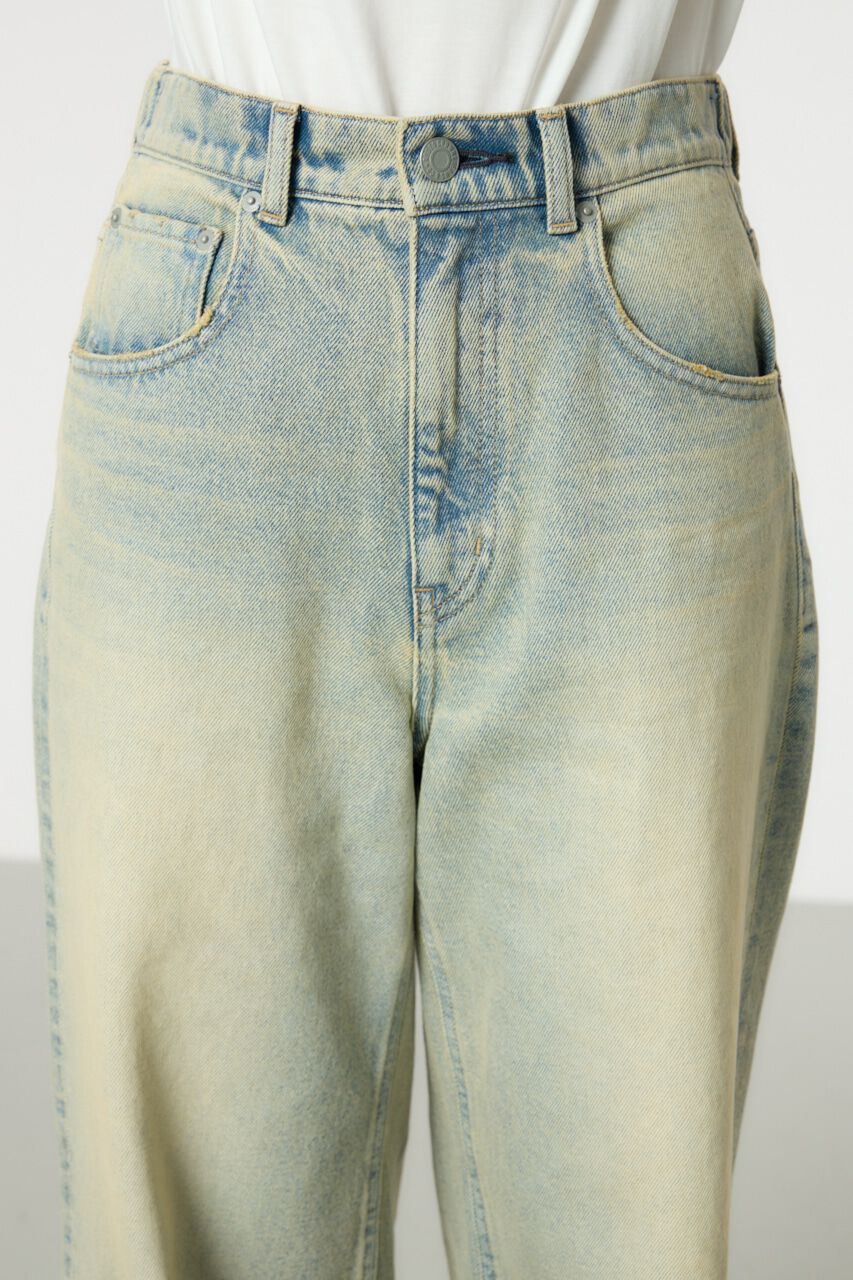 RODEO CROWNS「オールドウォッシュワイドルーズデニム」|デニム|