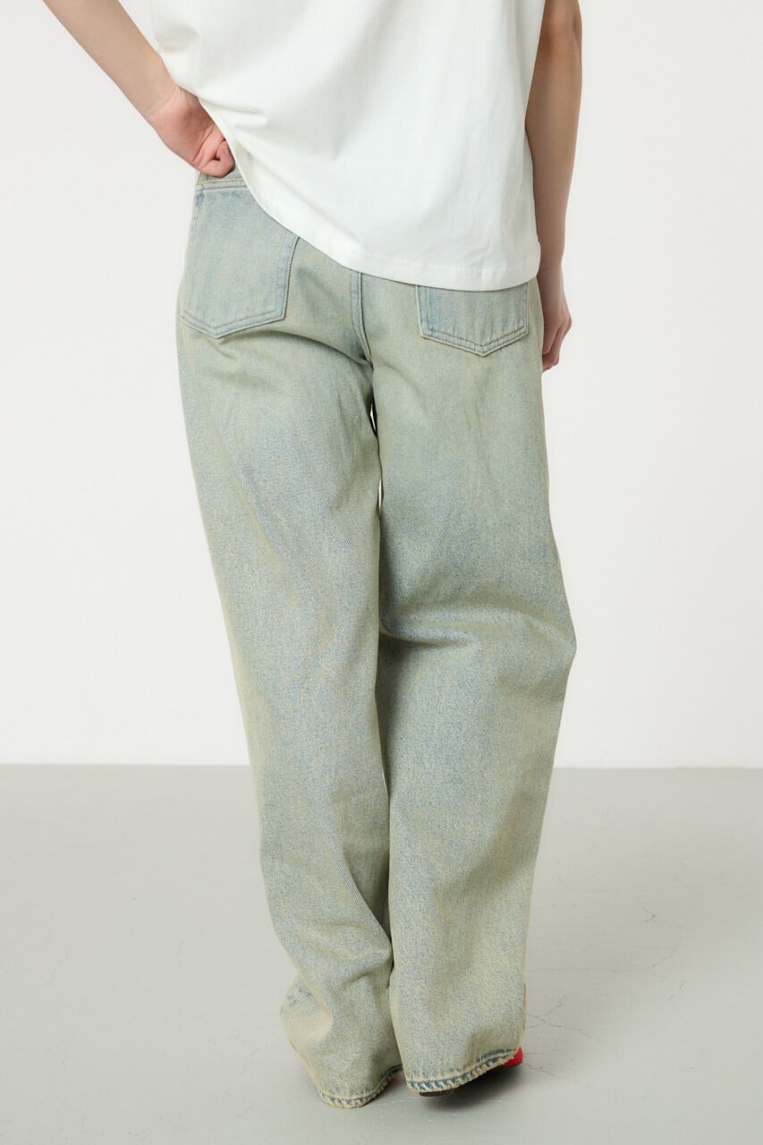 RODEO CROWNS「オールドウォッシュワイドルーズデニム」|デニム|