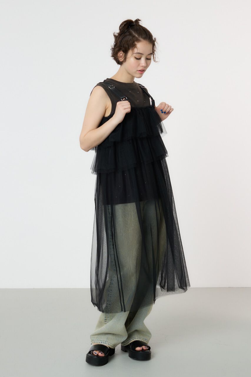RODEO CROWNS「ティアードチュールワンピース」|ワンピース|