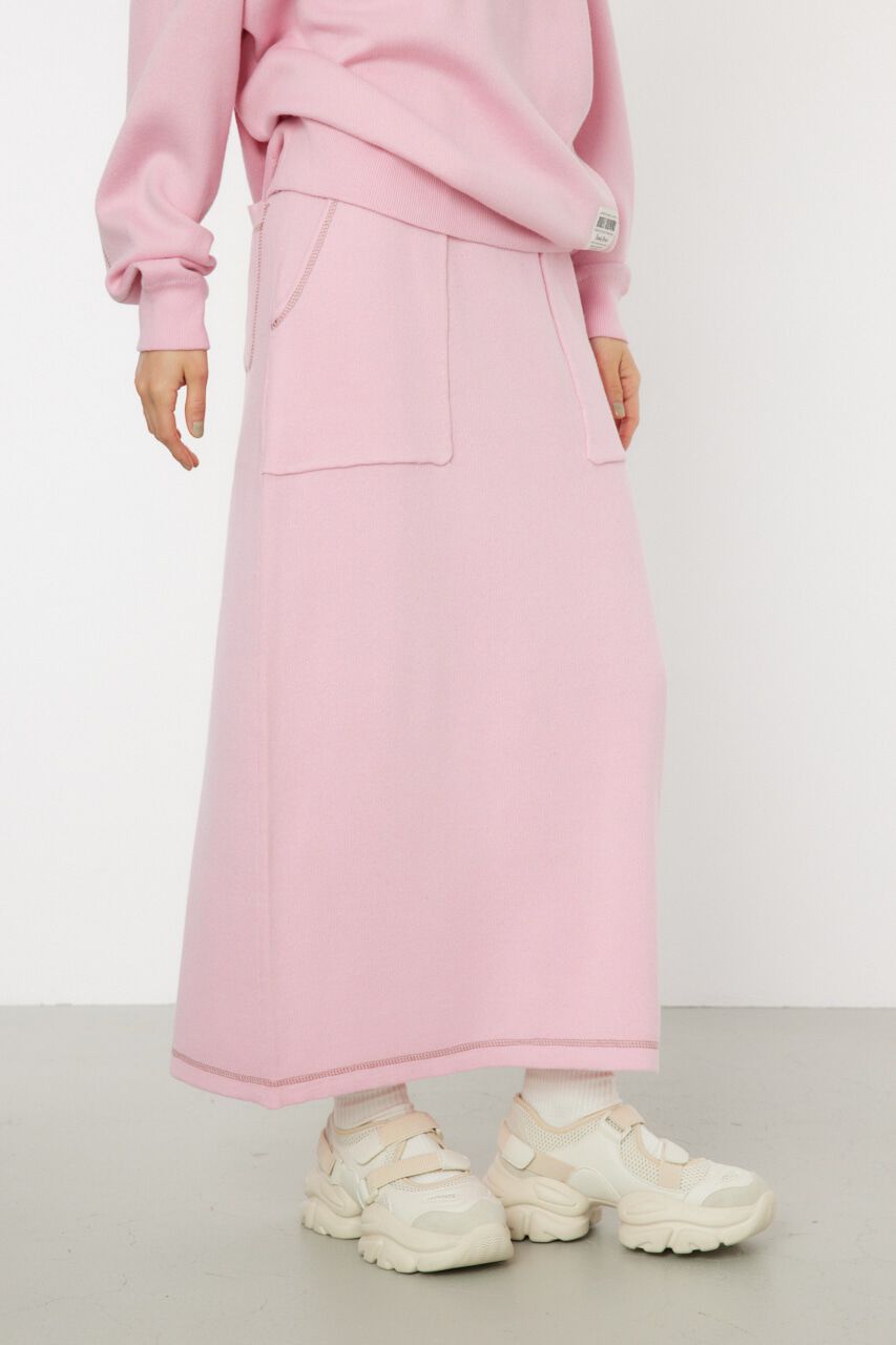 RODEO CROWNS「スウェットライクニットスカート」|スカート|L/PNK1