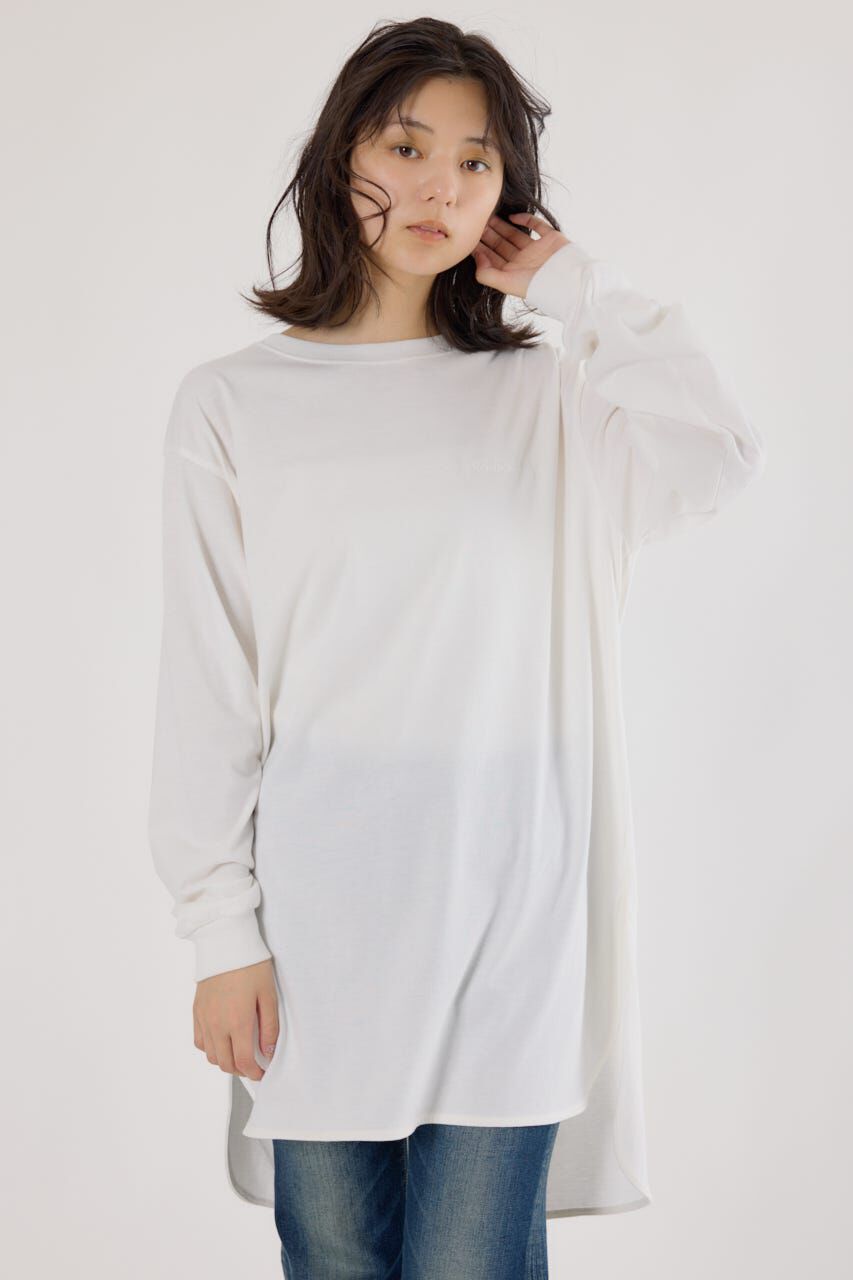 RODEO CROWNS「ラウンドヘムロングスリーブTシャツ」|Tシャツ・カットソー|O/WHT1