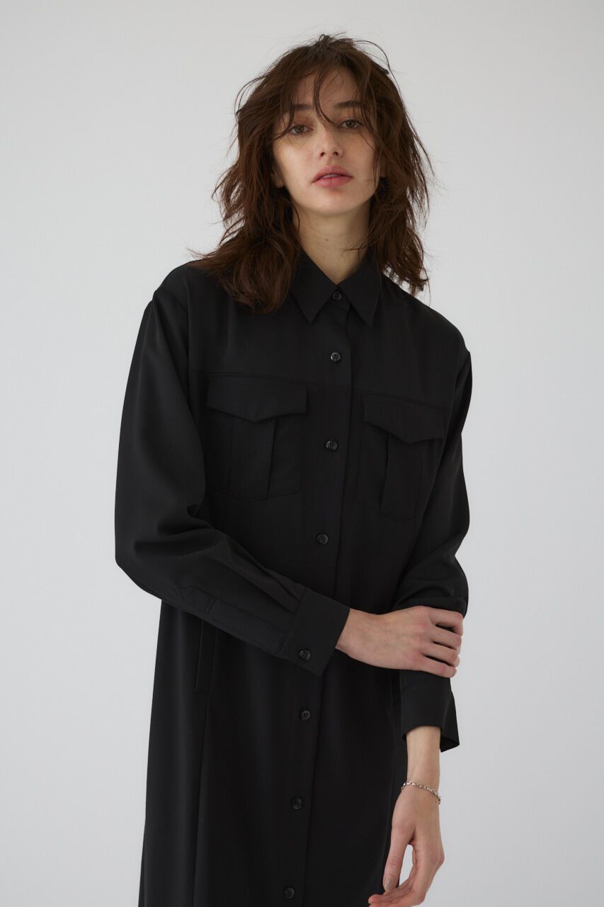 RIM.ARK 「Urban shirt OP」|ワンピース|BLK