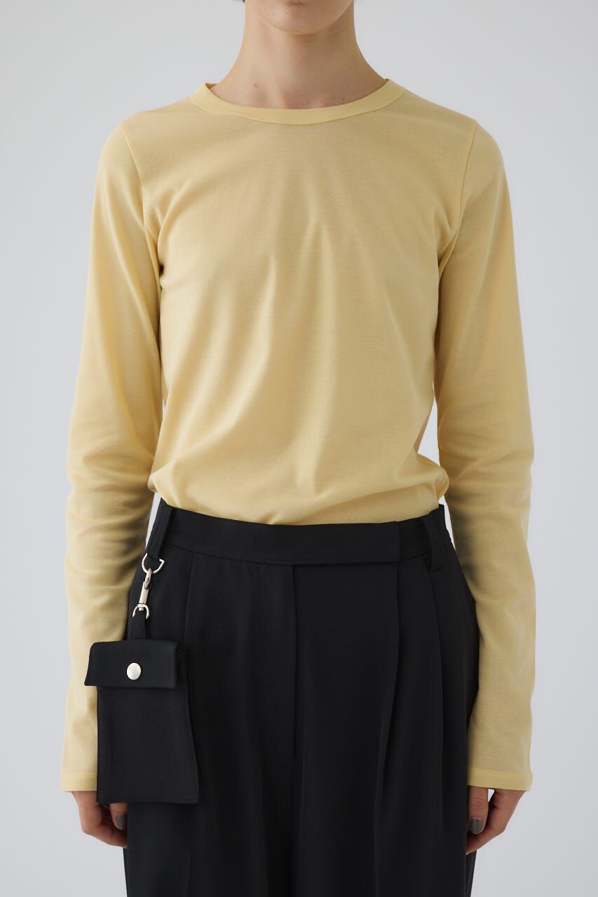 RIM.ARK 「High gauge cotton long T/SH」|Tシャツ・カットソー|L/YEL1